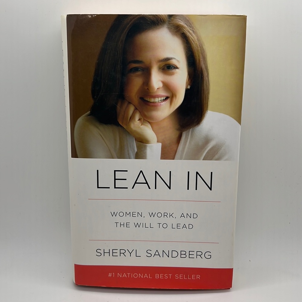 NWT Lean In: Women, Work, and the Will to Lead by Sheryl Sandburg Hardcover Book